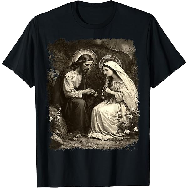 Amazon.com: Jesus Christ Mary Magdalene T-Shirt : Clothing, Shoes